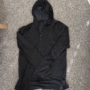 Lululemon Mens Black Hooded Pullover